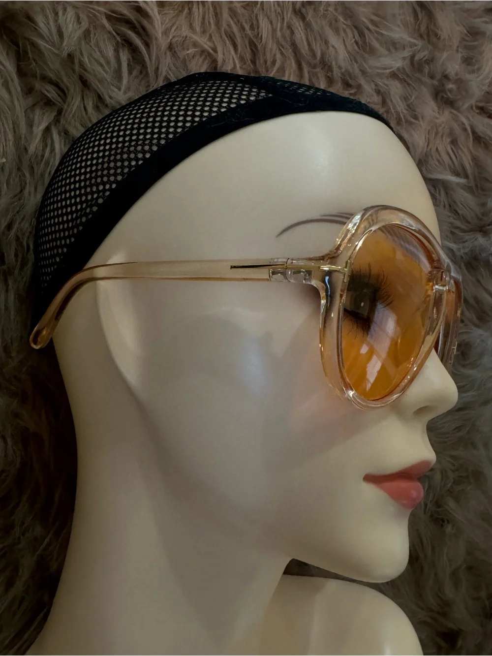 Orange lens aviator sunglasses